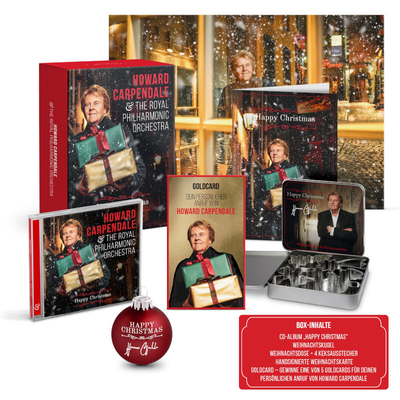 Happy Christmas von Howard Carpendale - Limitierte CD Fanbox + Exklusives Poster jetzt im Howard Carpendale Store
