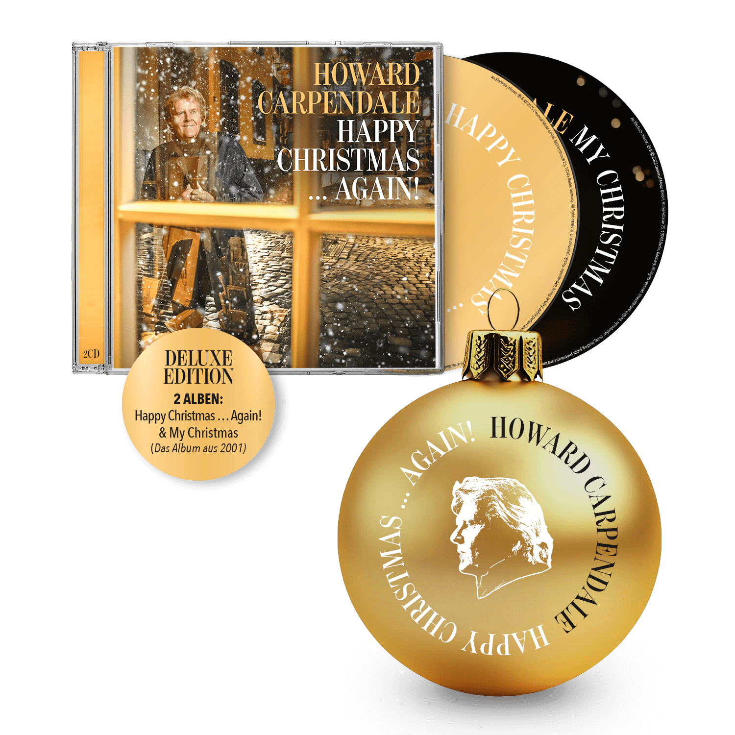 Howard Carpendale Happy Christmas… Again! 2CD Deluxe Edition (Happy Christmas… Again! & My Christmas) + Weihanchtskugel 423762