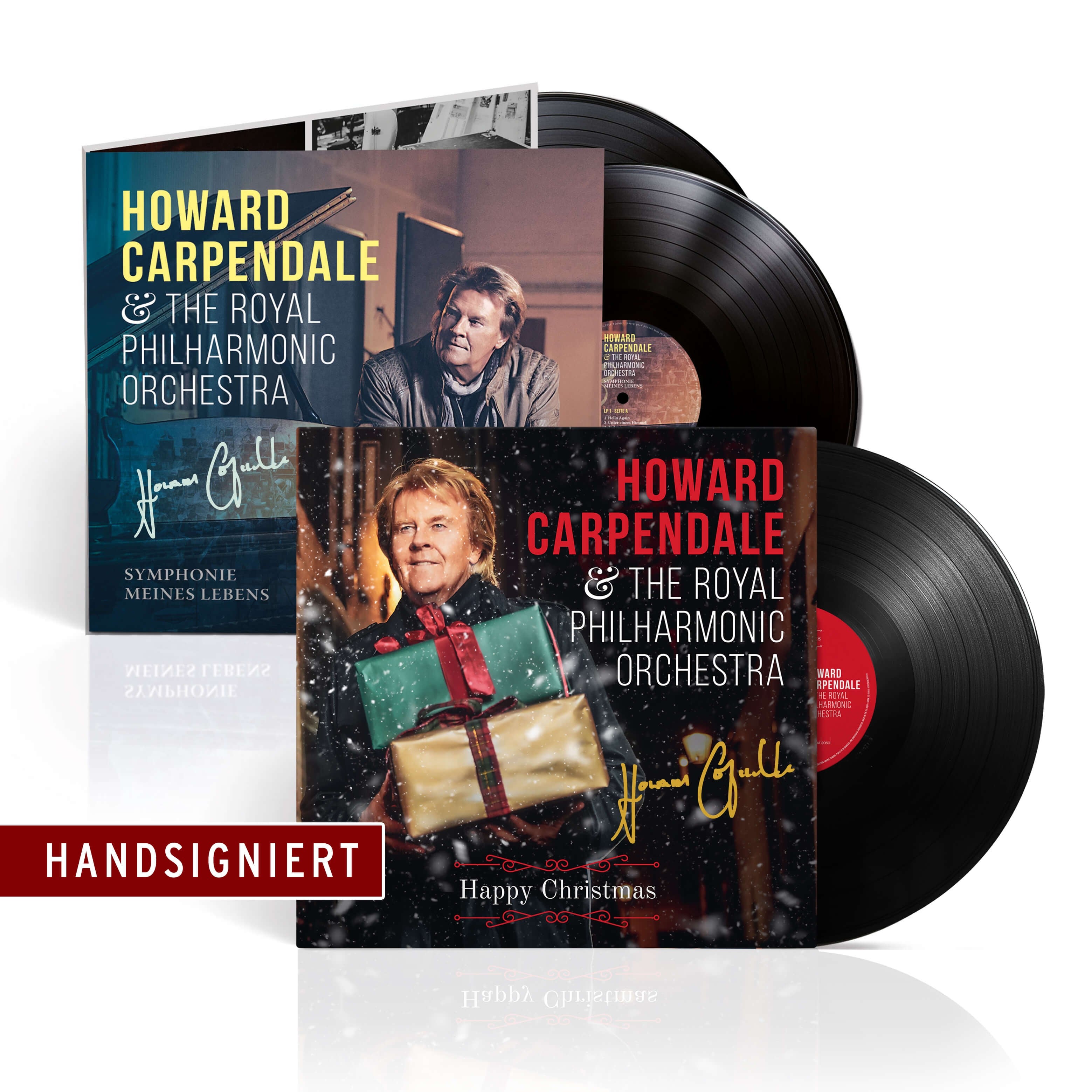 Howard Carpendale Symphonie meines Lebens 1+2 / Happy Christmas Signiertes 3LP Vinyl Bundle 258652